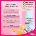 MEJIE BONE and IMMUNE  Vitamin D3 5000iu 30 Soft Gelatin Capsules Net Wt. 60g